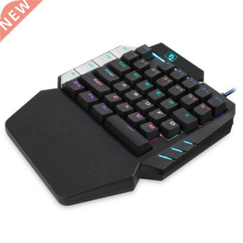 One-Handed Mechanical Gaming Keyboard RGB Backlit Portable M