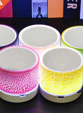 Bluetooth Speaker Mn Wreless Loudspeaker Crack LED TF Car