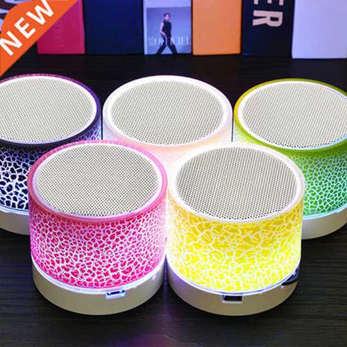 Bluetooth Speaker Mn Wreless Loudspeaker Crack LED TF Car