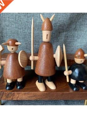 Danish Puppet Woodcarving Creative Home Furnishing Vikings