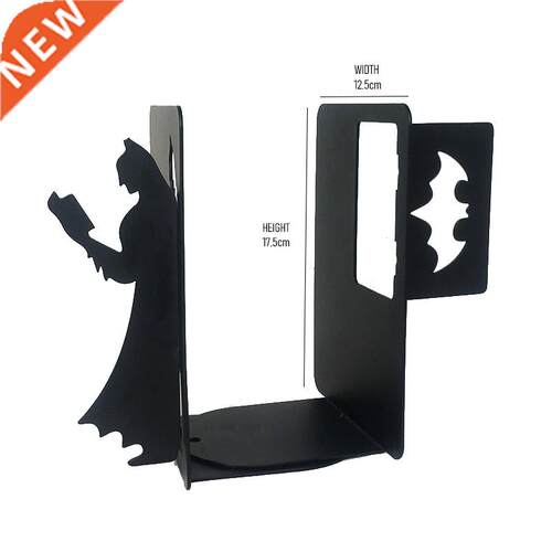 Batman Simple Book School Students Stand Metal Bookends Iron