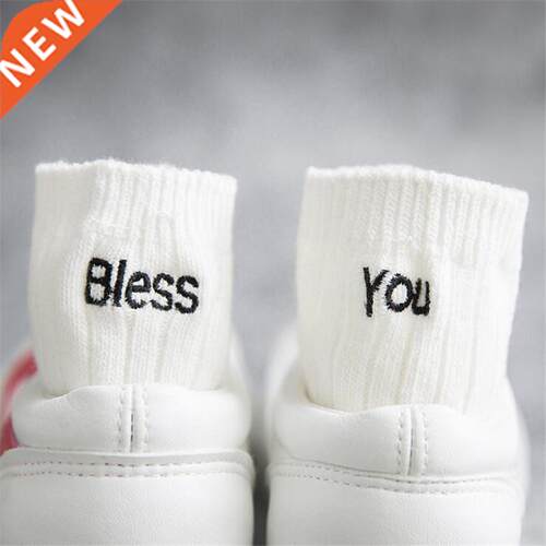 Fashion Harajuku Kawaii Women Socks Cotton Cute Fashion Lett