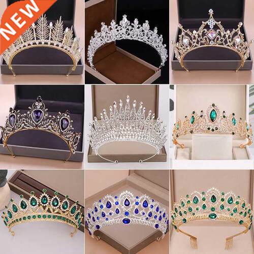 Wedding Crown Bridal Headpiece Gold Silver Color Rhinestone