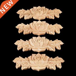 1Pc European Rose Woodcarving Decal Home Decoration Accessor