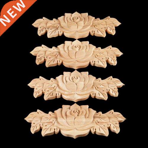 1Pc European Rose Woodcarving Decal Home Decoration Accessor