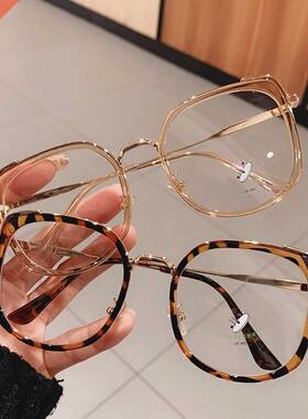 Men Women Anti-blue Light Glasses Frame Vintage Lge Sque