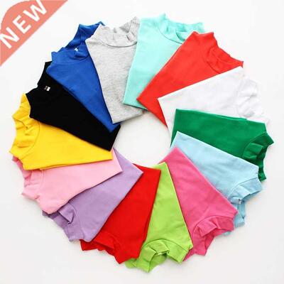 2022 New Candy Color boys & Girls Clothes Kids Turtlenec