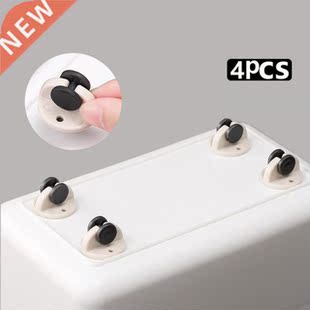 4pcs Adhesive Pulley Storage Box Pulley Trash Can Self-adhes