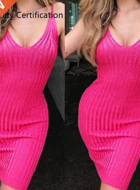 e Red Mini Pencil Dress Cocktail Party Clubwear