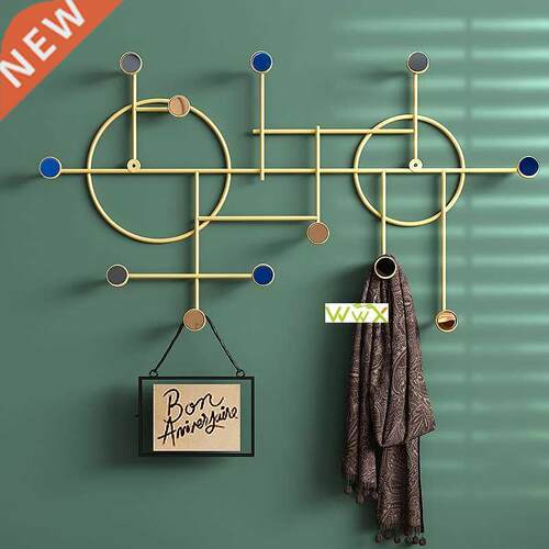 Simple Metal Wall Mounted Coat Rack, Modern Wall Hat Coat