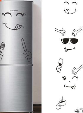Cute Cartoon Fridge Stickers Vinyl Kitchen Wall Art Stickers