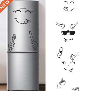 Cute Cartoon Fridge Stickers Vinyl Kitchen Wall Art Stickers
