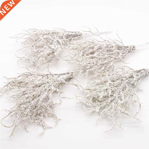 6pcs Artificial white Grass Plant Artificial Flowers for We