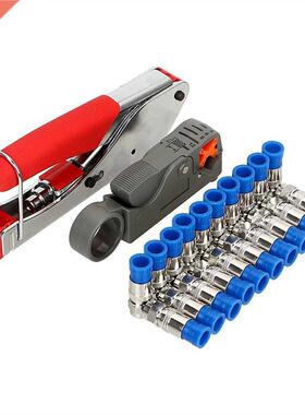 Compression F Connector Tool Coaxial Cable Wire Stripper Wir