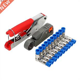 Compression F Connector Tool Coaxial Cable Wire Stripper Wir