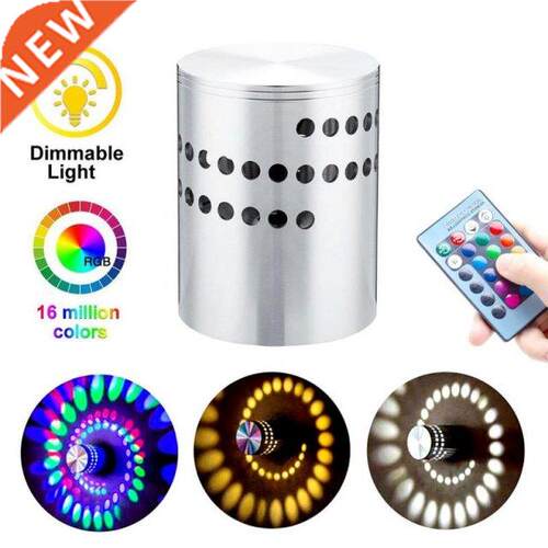 3W RGB Indoor LED Wall Lamp Wireless Creative Aluminum Wall