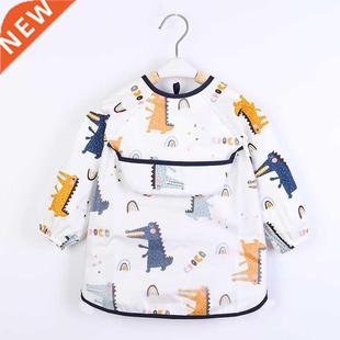 Baby Kids Toddler Long Sleeve Scarf Waterproof Art Smock Fee