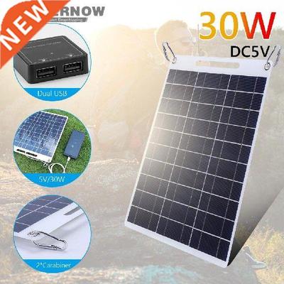 30W Solar Panel Kit Complete 12V USB With 10-60A Controller