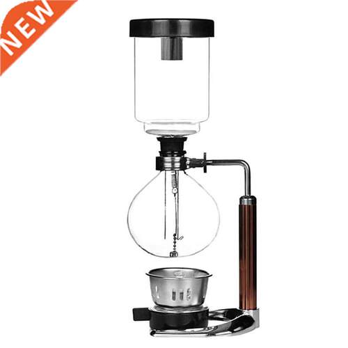 3 Cups Manual Syphon Coffee Maker Pot Hand Glass Vacuum Coff