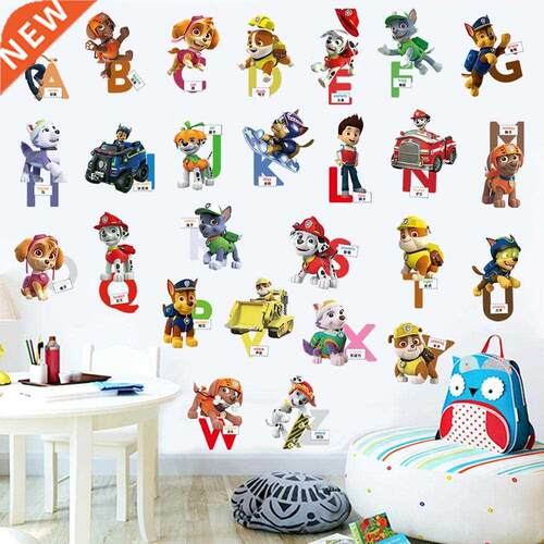 Hot Cartoon 3D Paw Patrol Wall ers Kindergarten Kids Room B