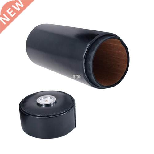 Cigar Container Wood Material And PU Cover Cigar Tube With H