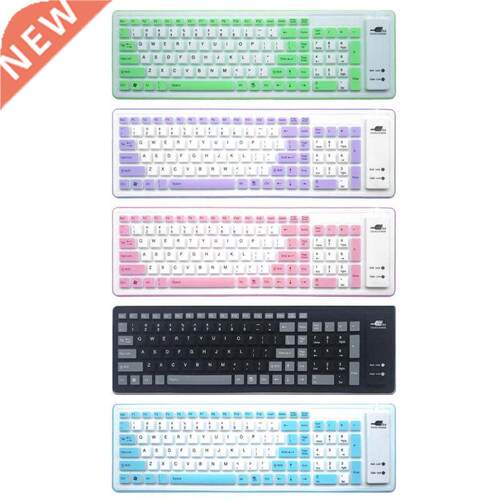 Foldable Silicone Keyboard USB Wired Silicon Flexible Roll U