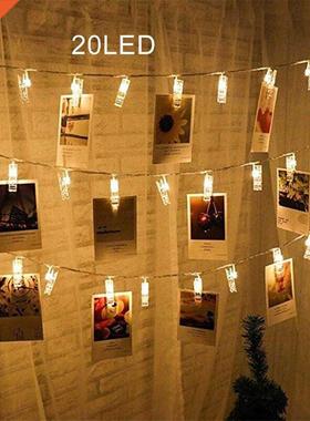 Copper Wire Photo Clip Light String Usb Christmas Starry