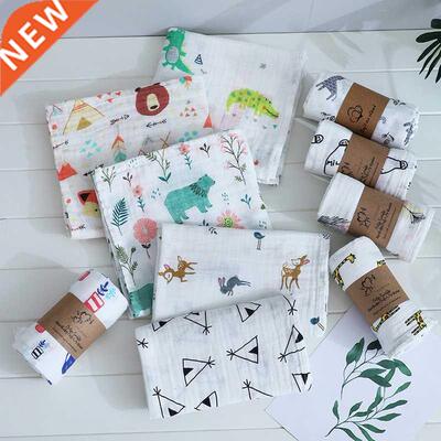 120cm*110cm Swaddle Blanket Baby Blanket Bamboo Muslin Blank