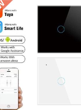 Tuya WiFi Smart Touch Switch  EU 1/2/3/4 Gang Light Wall