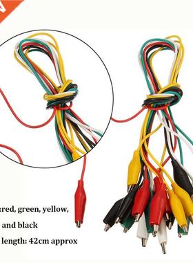 Electrical  10pcs Alligator Clips Test Leads Alligator Do