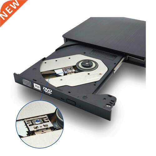 SB .0 DVD-RW External Optical Drive Slim CD ROM Disk Reader