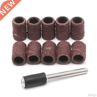 10Pcs 6mm Snding Bnds +3.17mm Mndrel Rotry Tool Nil Dri