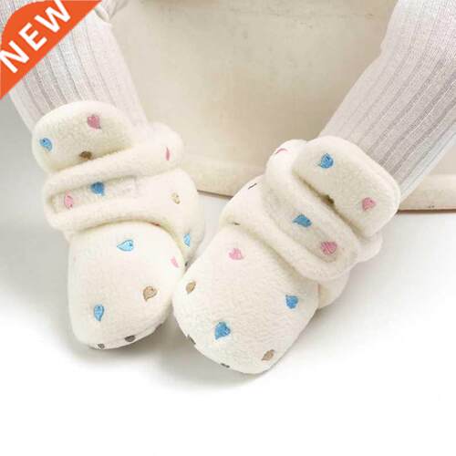Bobora Unisex Newborn Baby Cotton Booties Non-Slip Sole For