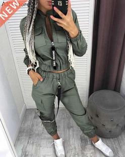 LONG SLEEVE ZIPPER OPS&WOMEN PANTS SREETWEAR TRA SUIT CA