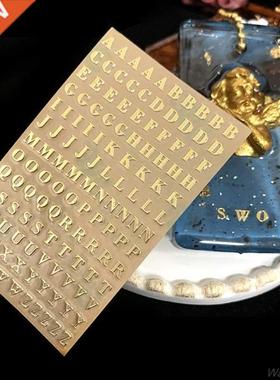 5cs mm Alhabet Lettes Chunky Glitte Eoxy esin Decoat