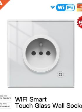 16A Tuya WIFi Smart Plug Smart Socket SmartLife Timer Voice