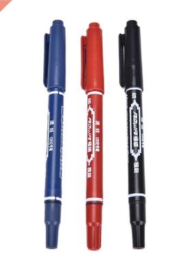 1pc 3 Colors Permanent Paint Marker Pen Twin Tips Doubled H