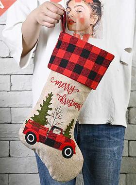 Christmas Socks Cute Hanging Ornaments Stocking Gift Holders