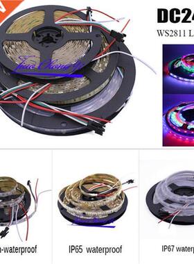 5M/lot 300LEDS WS2811 16703 IC 60led/m DC24V LED strip Addre