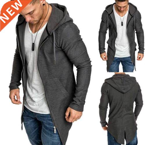 2022 Spring Hooded Cloak Long Cardigan Coat New Europe and A
