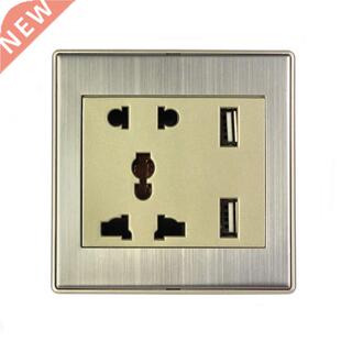 USB 1A Electric Wall Charger Socket Power Outlet Panel Plate