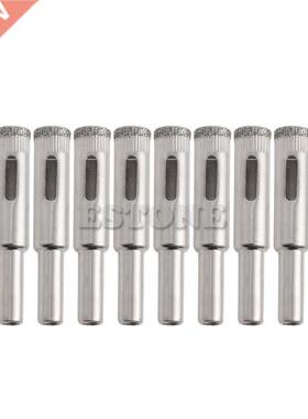 10Pcs 10 mm forage diamant base Coated Bits Scie Carreaux ve