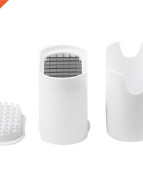 Potato Chps Cuttng Box Press Cutter Cup Plastc Slcer Cho