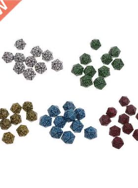 10Pcs 20 Sided Dice D20 Polyhedral Dice for Board Games D20
