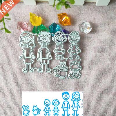 Family members craft die metal cutting die scrapbook stamp c