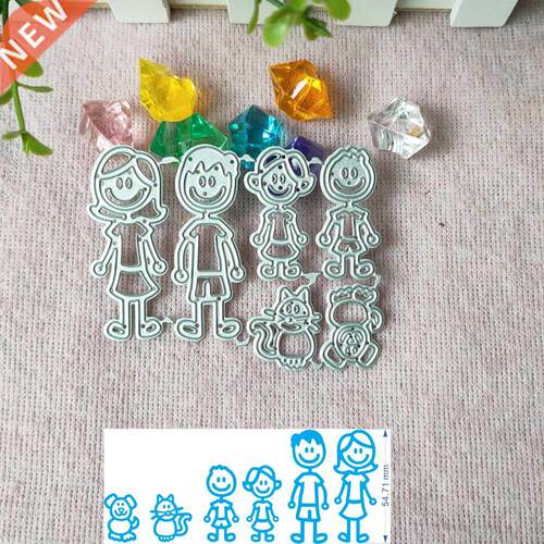 Family members craft die metal cutting die scrapbook stamp c