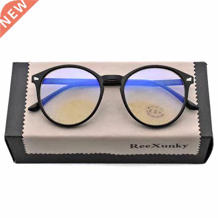 Unisex Anti Blue Rays Computer Glasses Women Vintage Round F