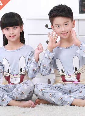 Children Pjms Spring utumn Sets Long Sleeve Crtoon Kids