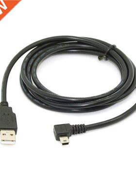 180cm 6Ft 90 degree angled MINI USB B type to USB2.0 Male d