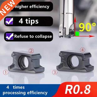 LNMU110408 Milling insert M4 R0.8 Holder of fast cutting mil